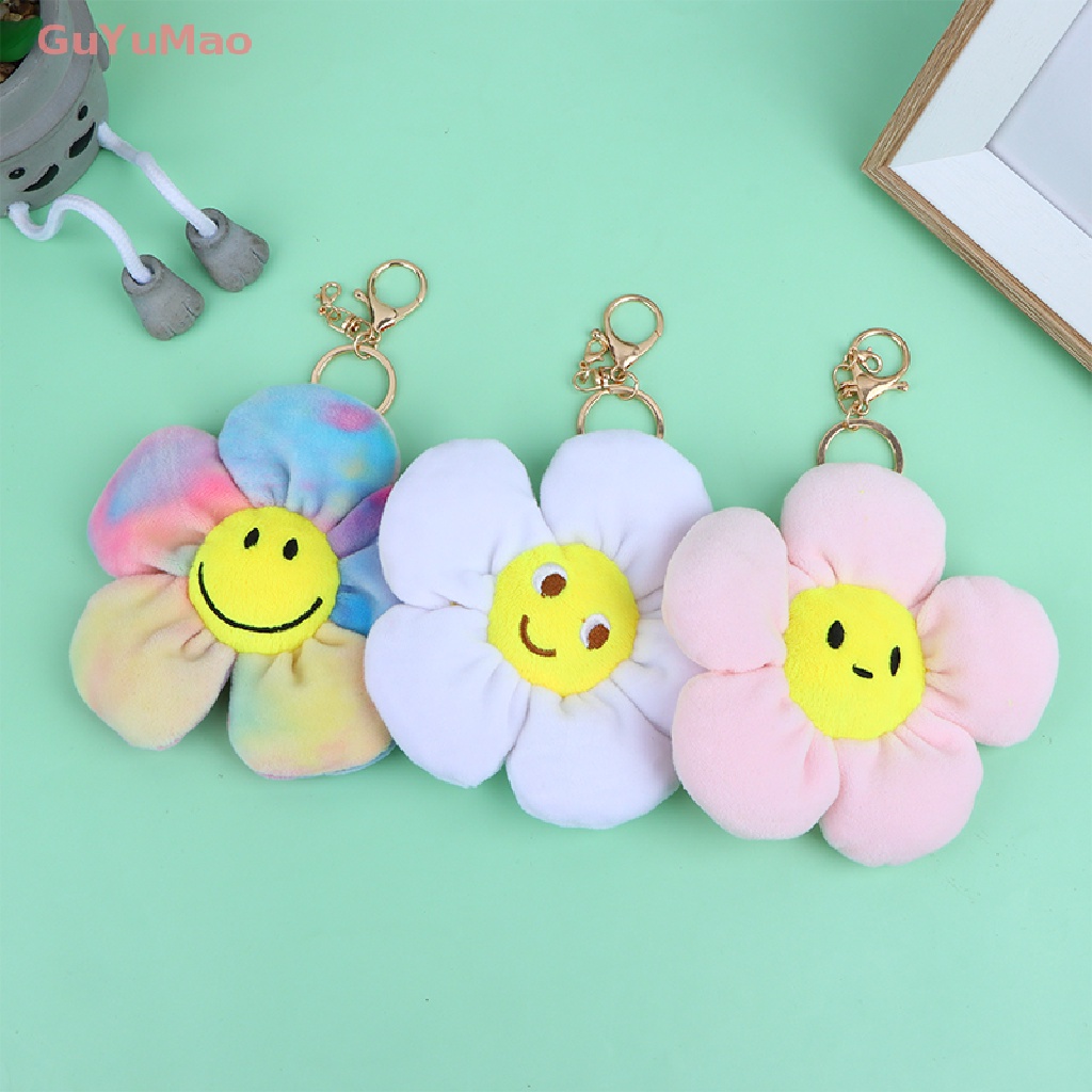 [cxGUYU] Móc Khóa Hình Hoa Hướng Dương Nhồi Bông Xinh Xắn Mới