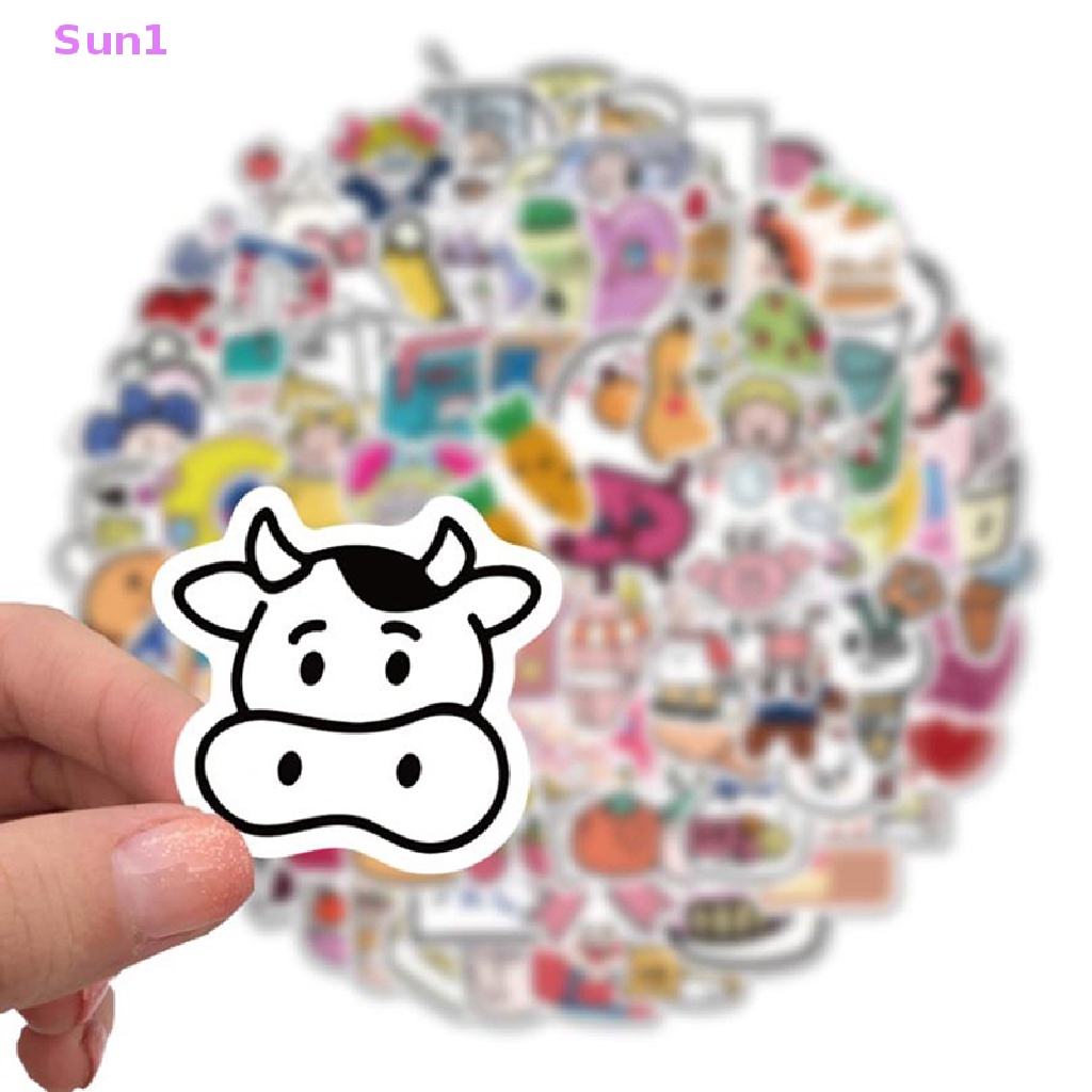 Set 1 > 90 Sticker Họa Tiết Hoạt Hình Dễ Thương Bắt Mắt