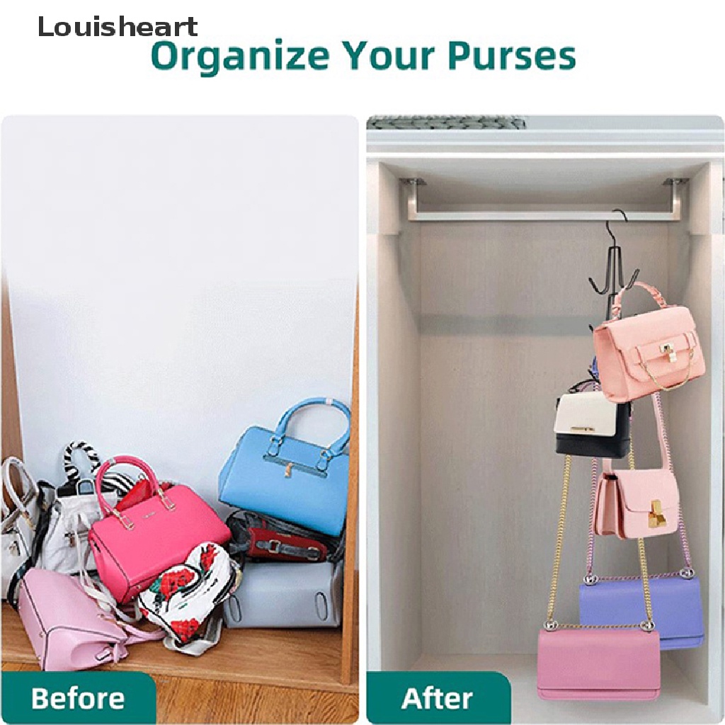 Móc Treo Túi Xách Bằng Kim Loại Tiết Kiệm Không Gian Tiện Dụng