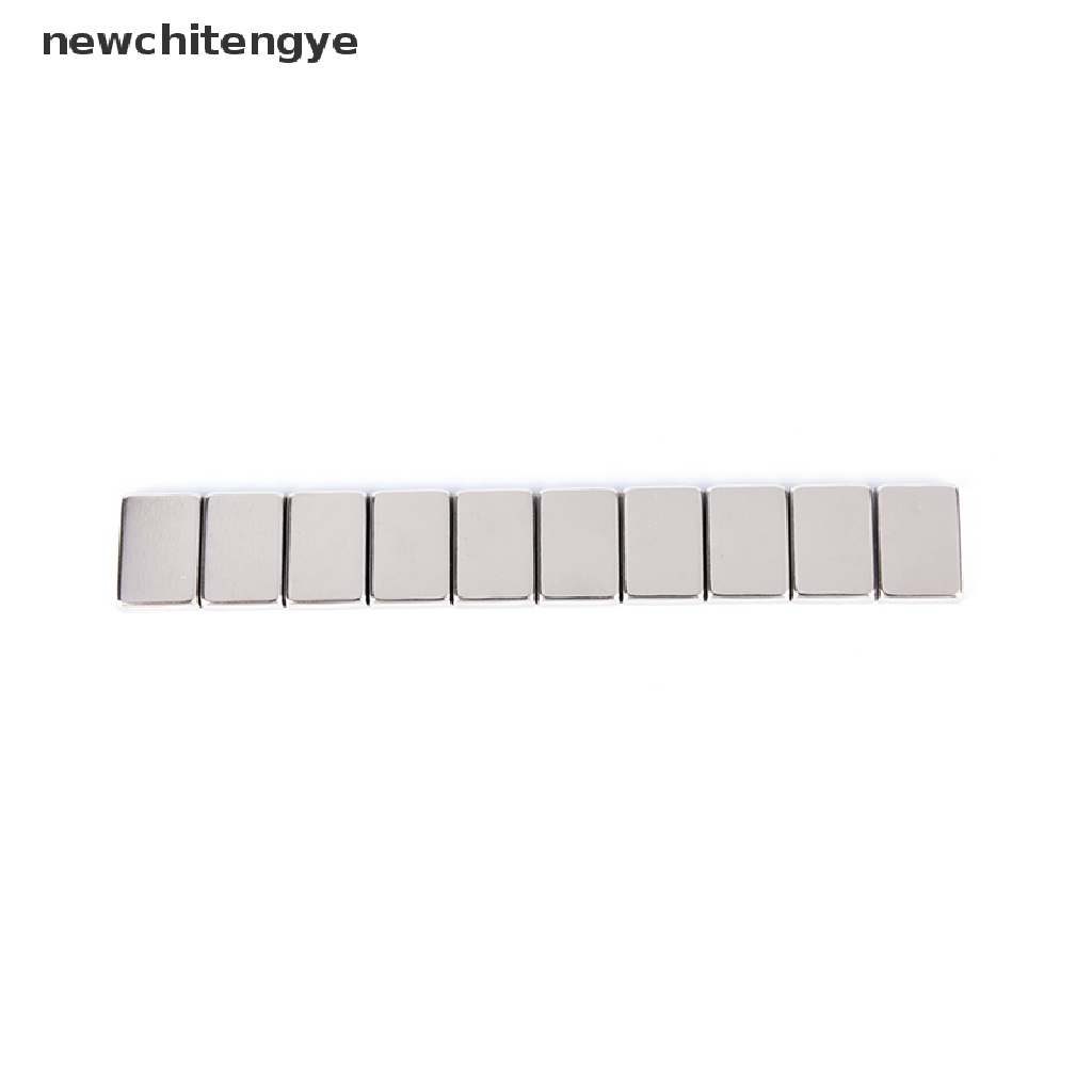 Set 10 / 30 Hộp Thiếc Rỗng Hình Chữ Nhật Đựng Phấn Mắt / Phấn Phủ Có Từ Tính
