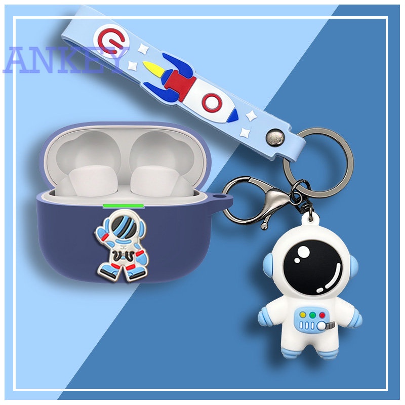 Sony LinkBuds S Case Protective Cute Cartoon Shark Cover Bluetooth Earphone Shell Accessories TWS Headphone Portable
