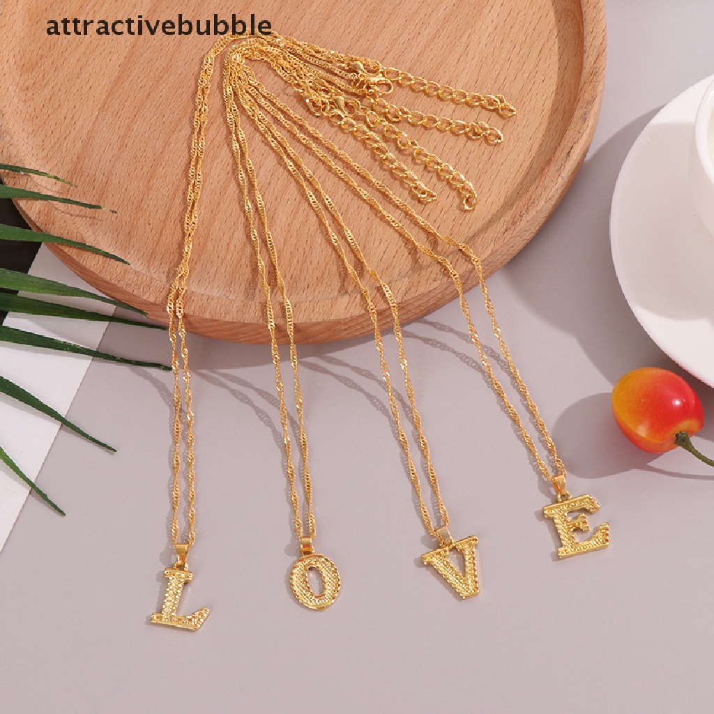 1 Vòng cổ Chữ Cái Từ A Đến Z Bằng Thép Không Gỉ Thời Trang Cá Tính