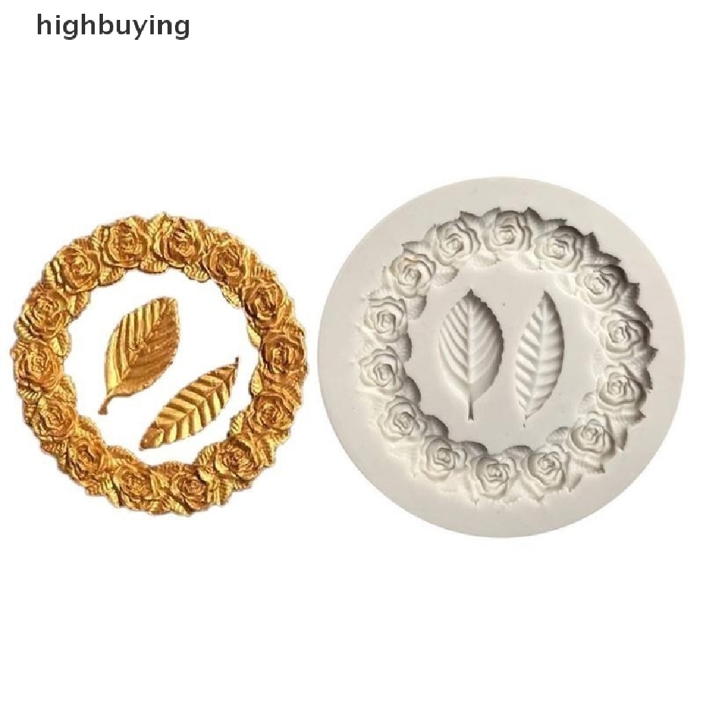 Khuôn Silicone Tạo Hình Hoa Hồng Trang Trí Bánh