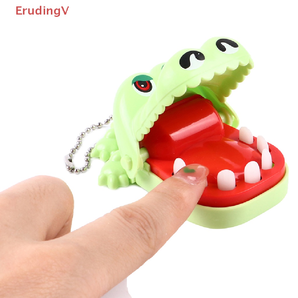 [ErudingV] Đồ Chơi Cá Sấu Cắn Ngón Tay Sáng Tạo Có Móc Khóa [Mới]