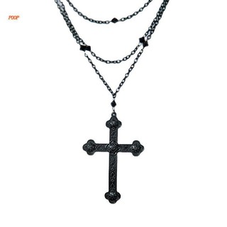 Vòng Cổ Choker Mặt Hình Thánh Giá Phong Cách Gothic Cho Nữ