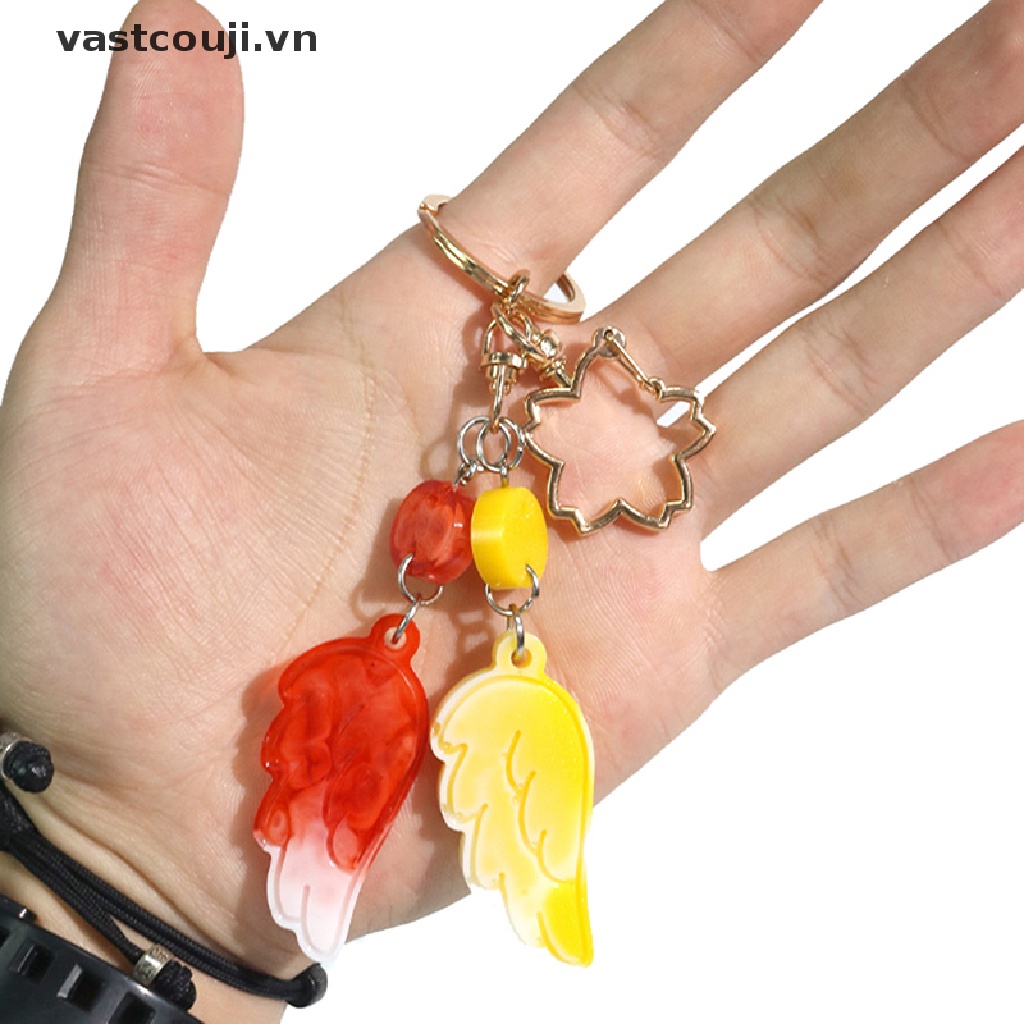 Khuôn Silicon Làm Mặt Dây Chuyền / Móc Khóa Hình Bướm / Lông Vũ Bằng Resin DIY