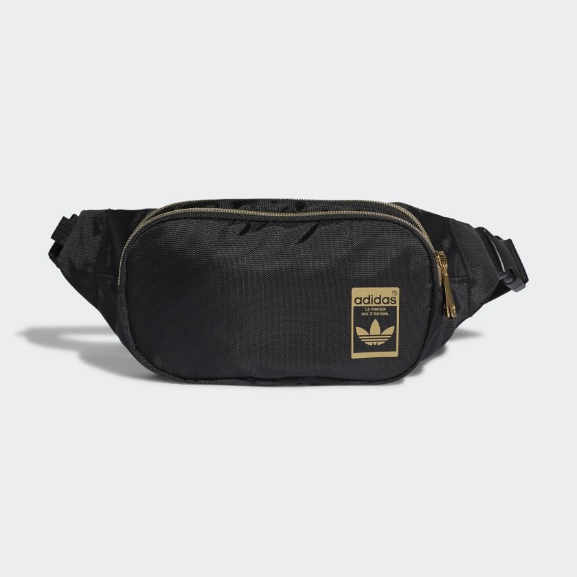 Túi Waistbag Adidas màu Đen Gold GF3200