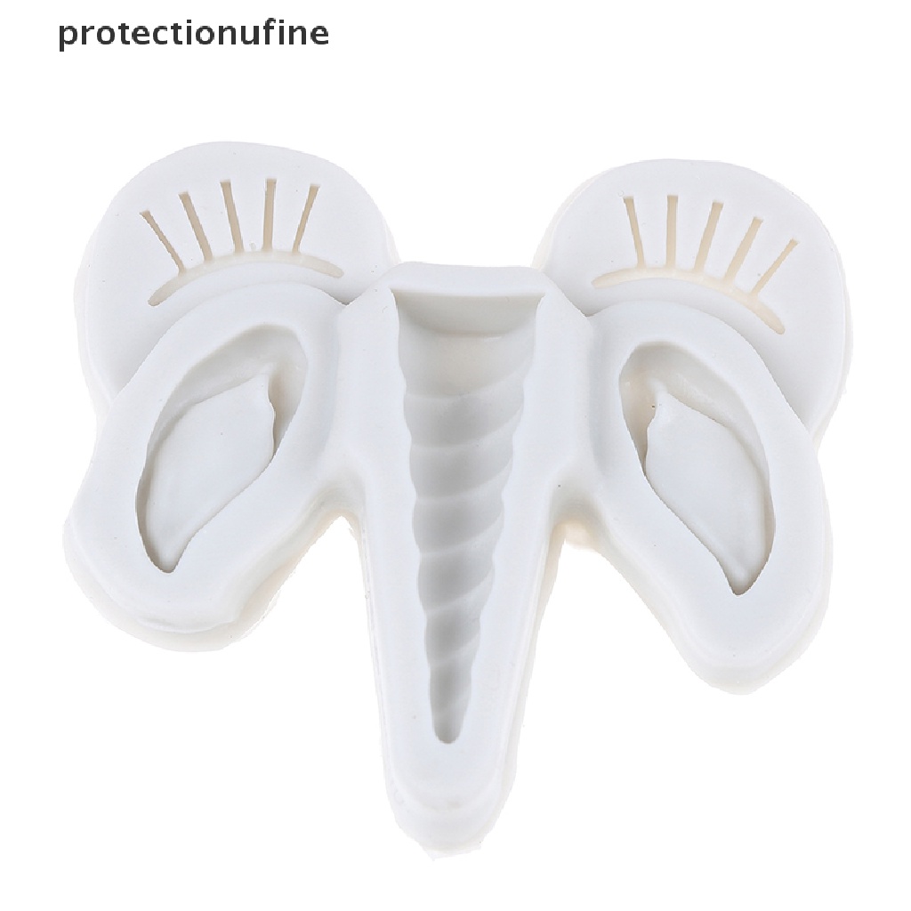 Khuôn Silicone Tạo Hình Làm Bánh Kẹo Hình Sừng Ngựa 3Vn