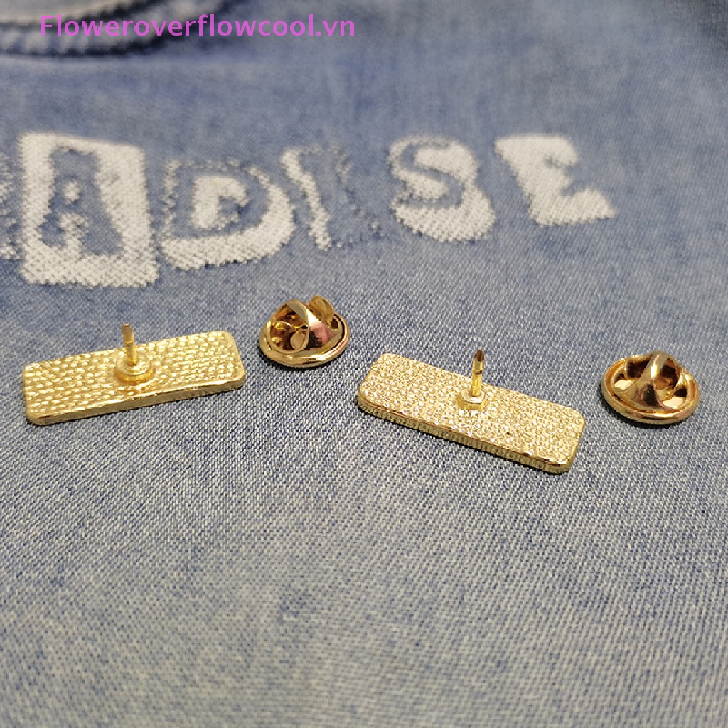 Ghim Cài Áo Bằng Kim Loại Tráng Men 1% 99% Kiểu Dáng Vintage