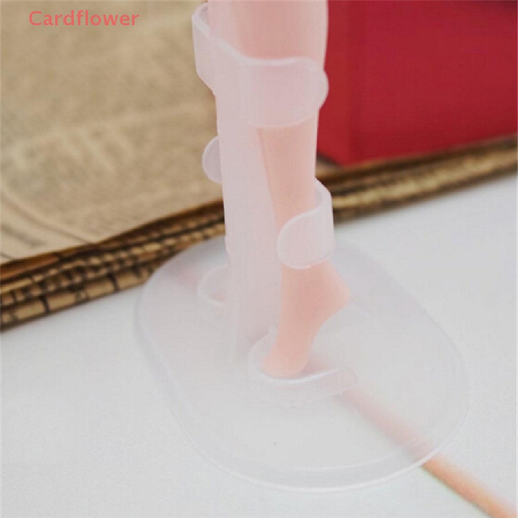 Bộ 10 Kẹp Giữ Chân Cho Búp Bê Trong Suốt Áo Thun Thiết Kế Mới Năng Động Thời Trang