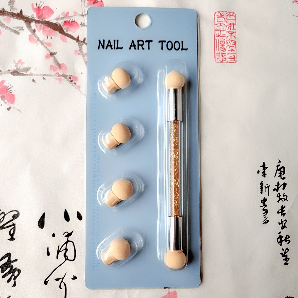 Bút Mút Hai Đầu Không Nhòe Dùng Vẽ Móng Nghệ Thuật