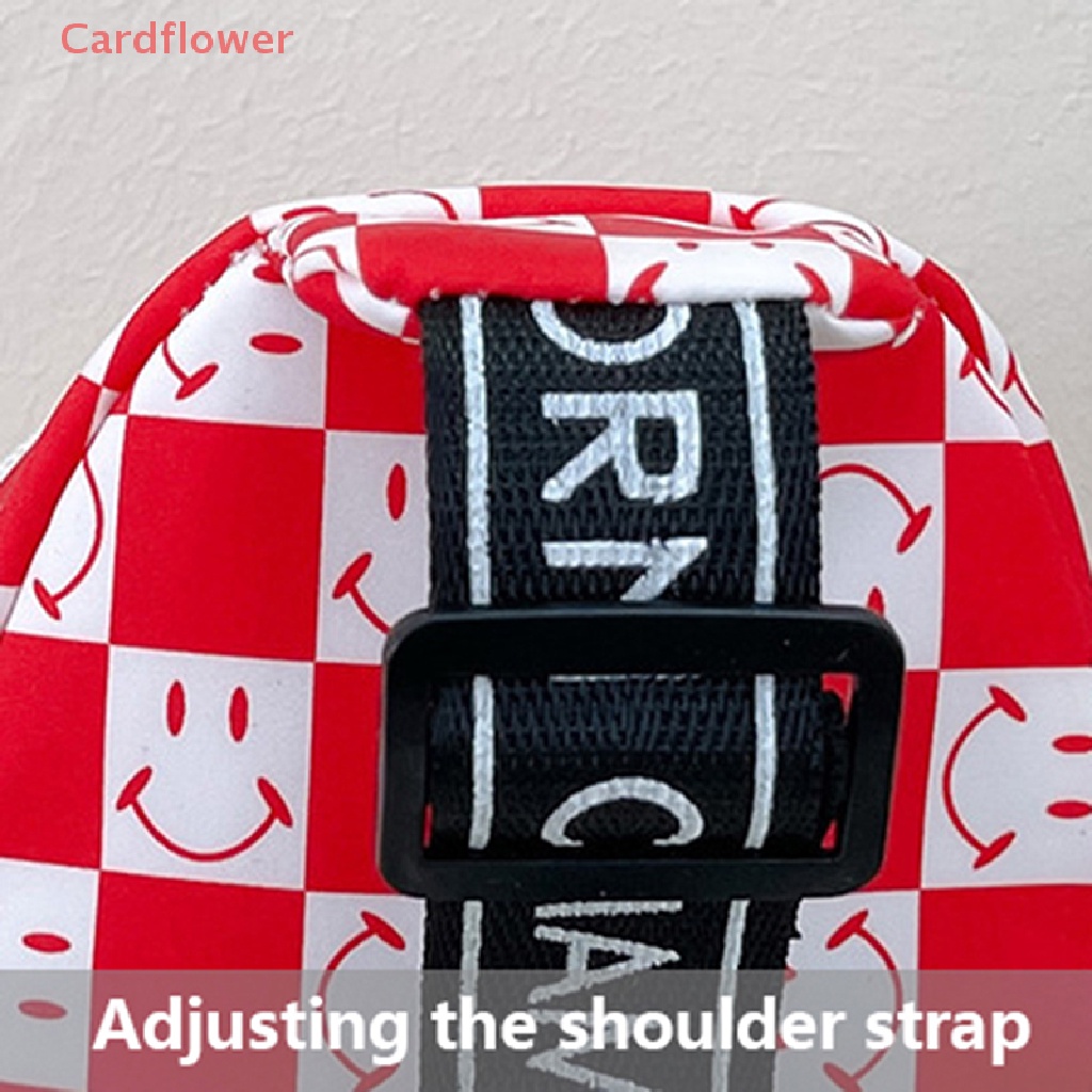 < Cardflower > Túi Vuông Nhỏ Đeo Vai Kẻ Sọc Caro Vintage Dễ Thương Cho Bé Trai