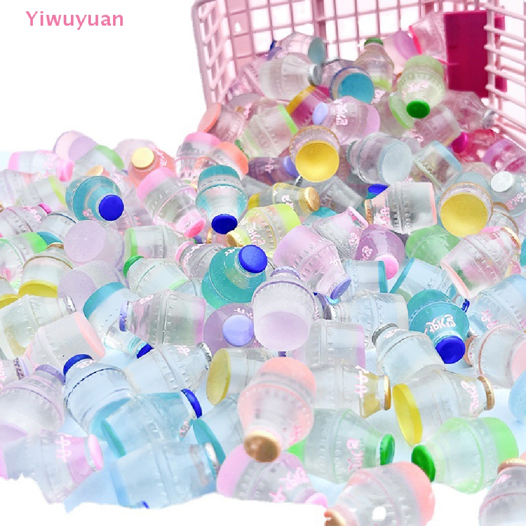 Bộ 10 Lọ Thủy Tinh Mini Ba Chiều Bằng Nhựa Resin Phát Sáng DIY Mới