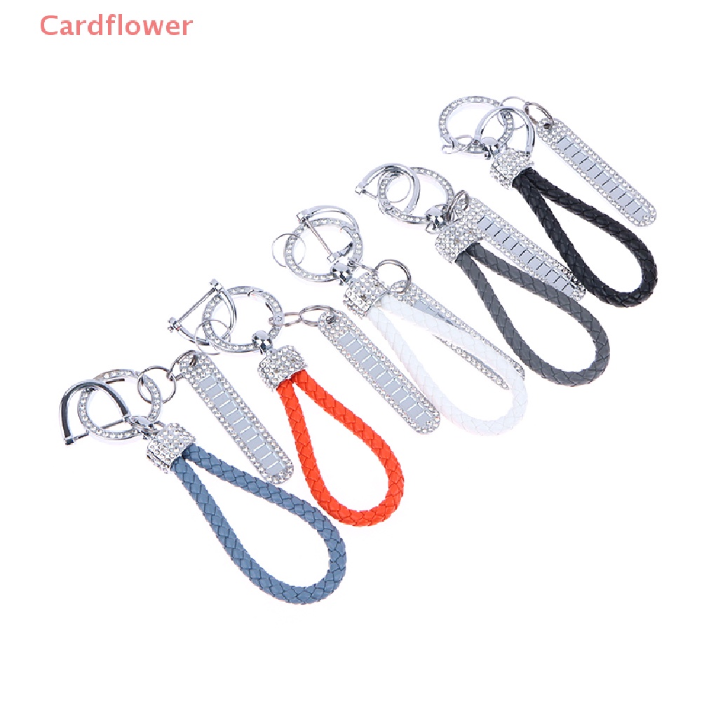 (MớI) Móc KhóA ĐíNh Đá MàU Đỏ Sang TrọNg