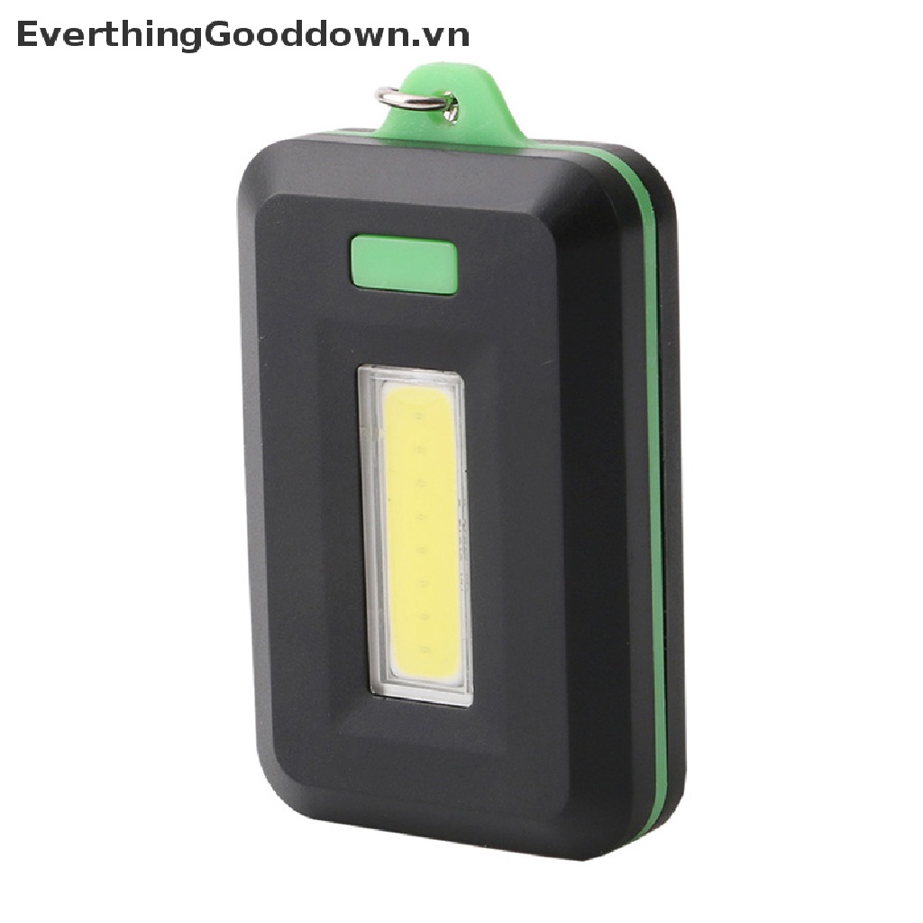 Đèn Pin LED COB Mini Chống Thấm Nước Có Móc Khóa Tiện Dụng Mang Theo Du Lịch Cắm Trại