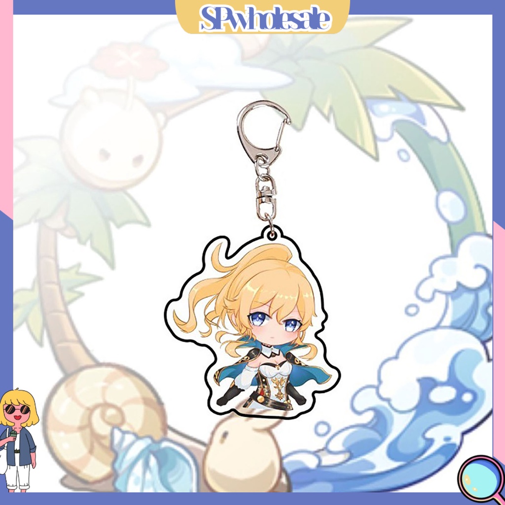 <SPwholesale> Móc Khóa In Hình Cầu Thủ Hai Mặt Hoạt Hình Tinh Tế Trang Trí Di Động Dùng Hàng Ngày