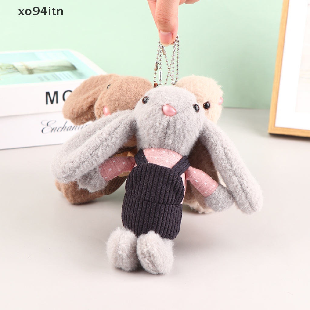 Móc Khóa Thỏ Nhồi Bông 16cm Dễ Thương