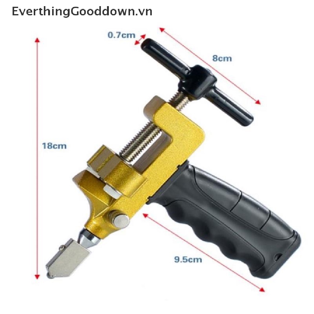 Everthinggooddown Dụng Cụ Cắt Gạch Lát Kính Chuyên Nghiệp 2 Trong 1