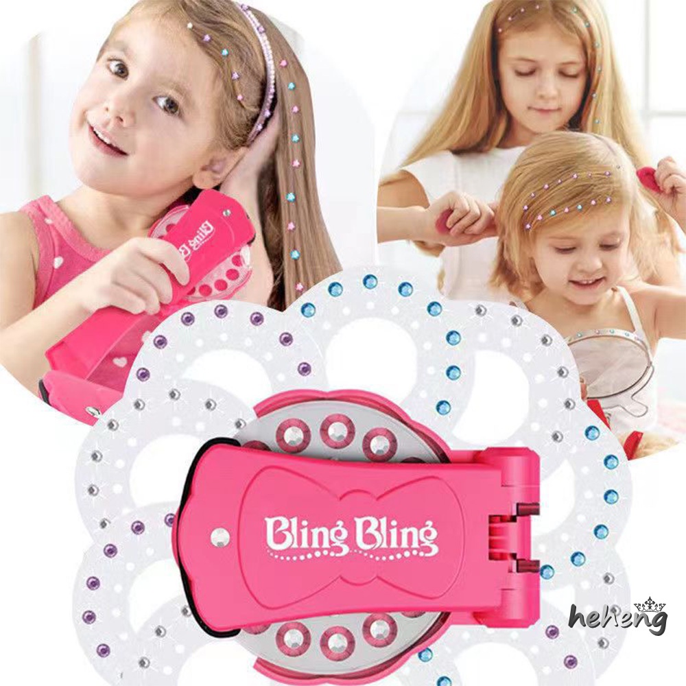 Mũi Khoan Tóc Đính Kim Cương Nhiều Màu Sắc Sáng Bóng Cho Nữ