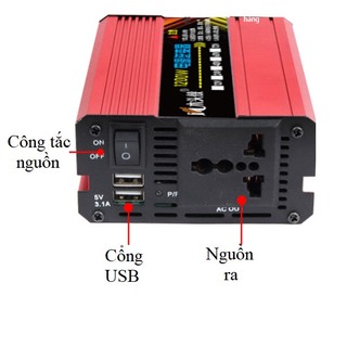 Bộ kích điện từ 12v lên 220v