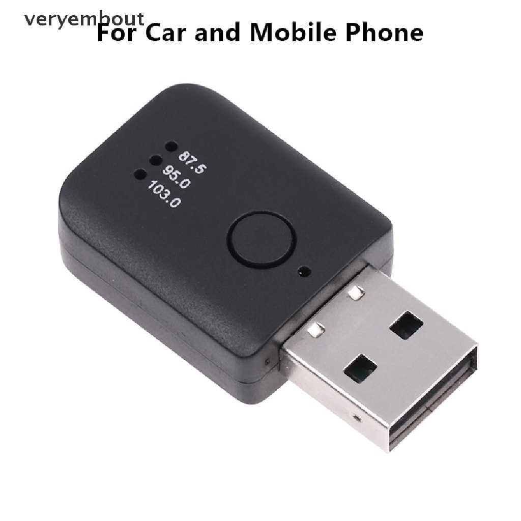 Usb Nhận Tín Hiệu FM Bluetooth 5.1 Cho Điện Thoại Di Động Và Xe Hơi