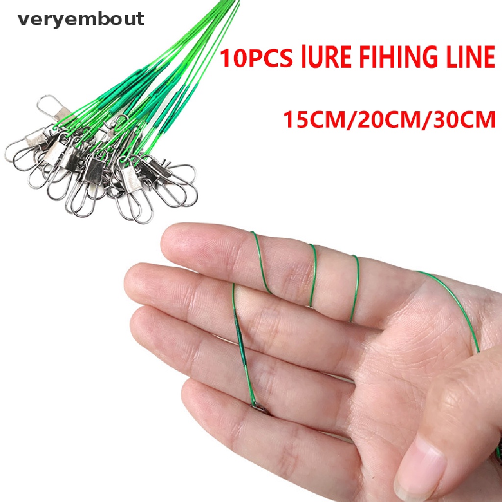 Set 10 Dây Câu Cá 15 / 20 / 30cm Chuyên Dụng Cao Cấp