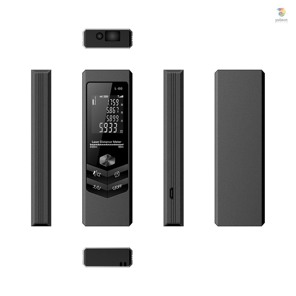 Máy Đo Khoảng Cách Kỹ Thuật Số Bằng Laser Cầm Tay Mini Tiện Dụng