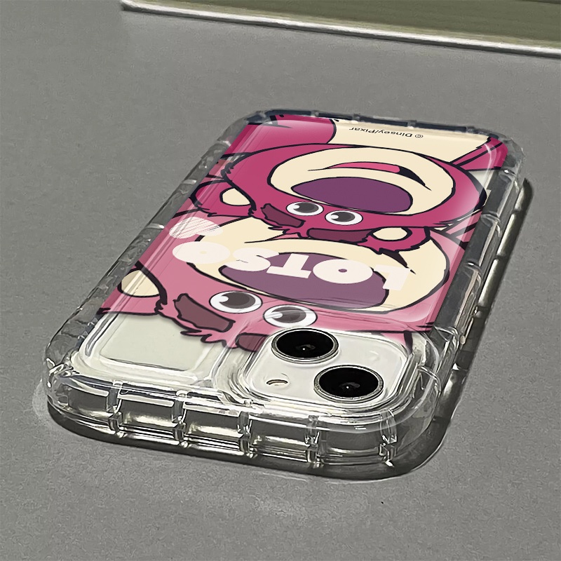 Ốp Điện Thoại TPU Silicon Mềm Trong Suốt Chống Sốc In Hình Gấu Cho Iphone 14 13 12 11 Pro Max XS XR X 8 7 + Plus