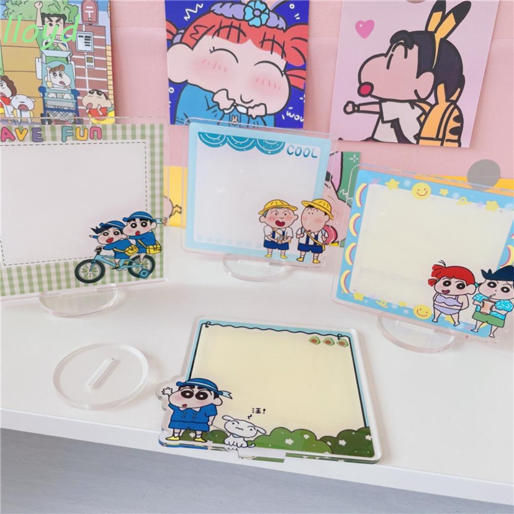 Lloyd Bảng Ghi Kế Hoạch Để Bàn Bằng Acrylic Sáng Tạo Kèm Bút Vẽ Hình Shin Chan Để Học Lên Kế Hoạch Để Bàn Trang Trí