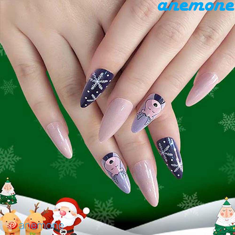 Móng Tay Giả Hình Giáng Sinh Thời Trang Cho Nữ