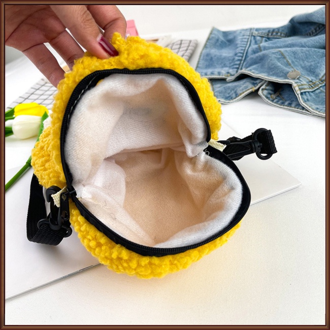 Túi Đeo Chéo Bằng Vải Bông Kiểu Hoạt Hình Dễ Thương Dành Cho Bé Gái