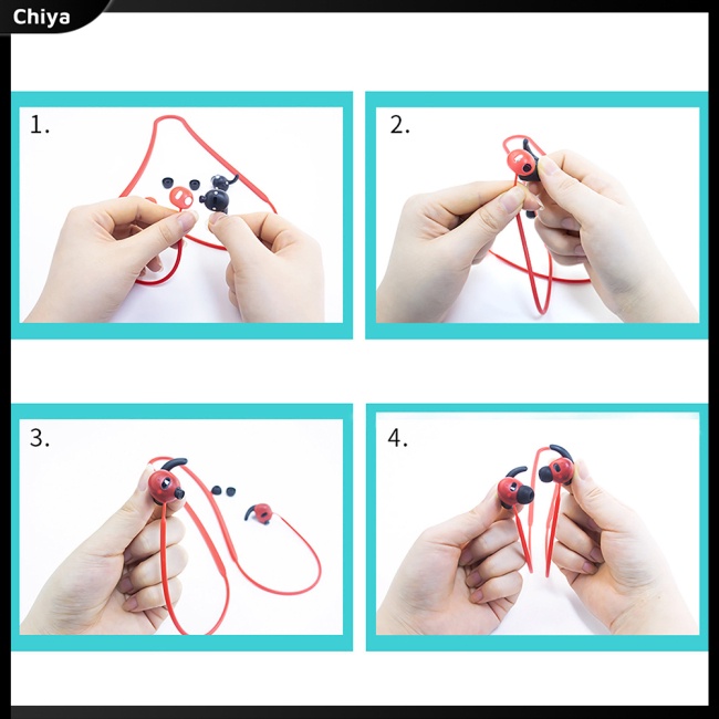 Dây Đeo Tai Nghe Thể Thao Bằng Silicone Mềm Chống Nước &amp; Mồ Hôi