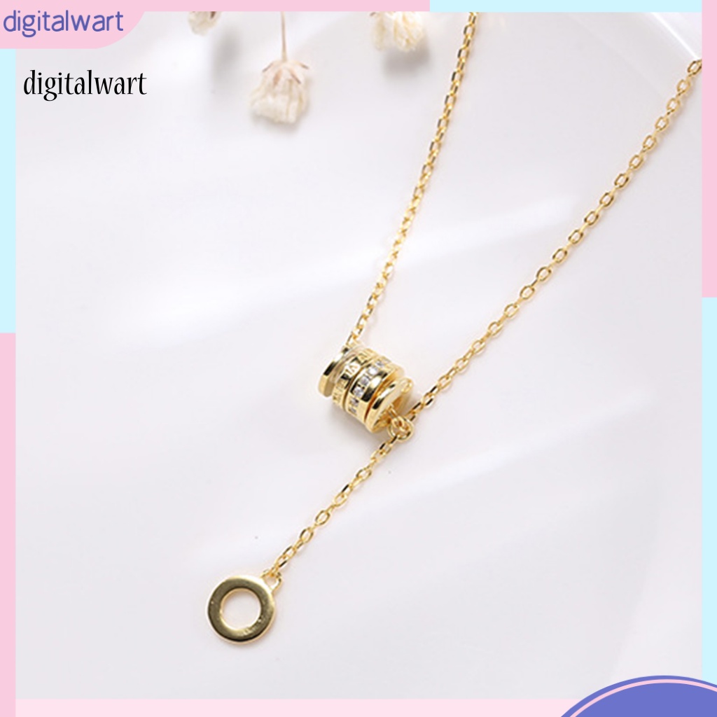 Kỹ Thuật Số| Vòng cổ Mạ Bạc Hình Trụ Thân Thiện Với Làn Da