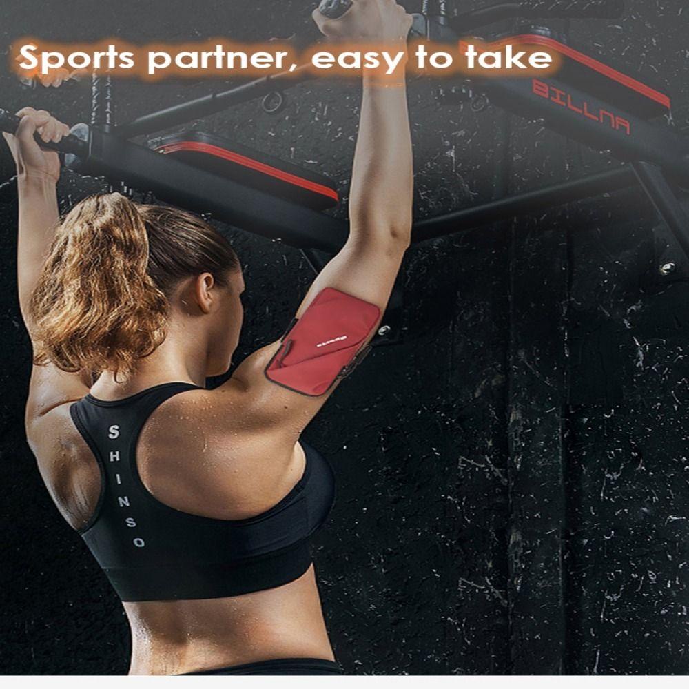 LANFY Túi Lưới Tổ Ong Hai Lớp Bằng Polyester Thoáng Khí Chống Nước Sức Chứa Lớn Đựng Điện Thoại Khi Chạy Bộ Thể Dục