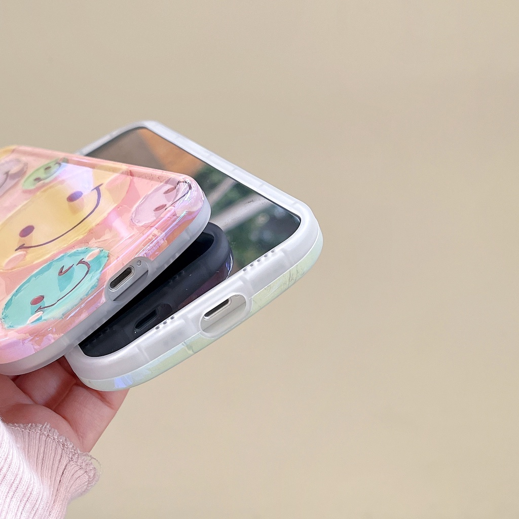 Ốp Điện Thoại TPU Mềm Chống Sốc Họa Tiết Mặt Cười Cho IPhone 14 13 12 11 Pro MAX X XR XS MAX 14PLUS