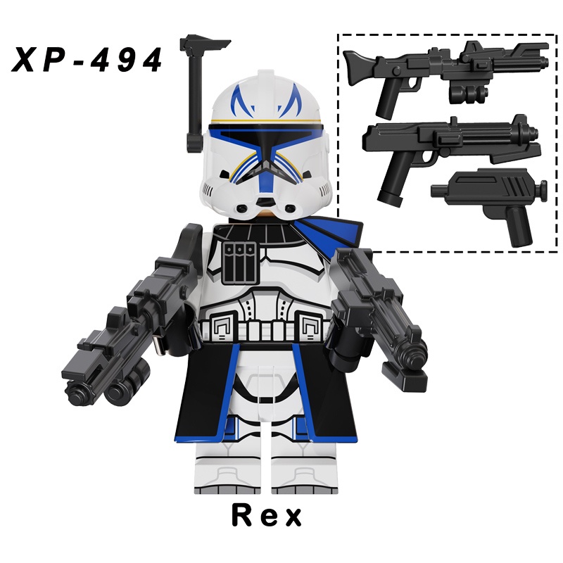 Mô Hình Nhân Vật Phim Star Wars Fives Echo Dogam Tup Jesse Rex Kix Mini