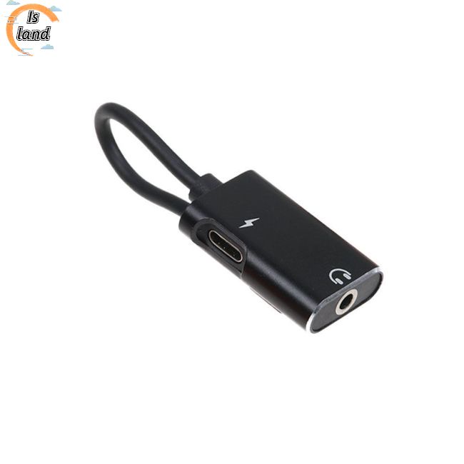 Giắc Cắm Chuyển Đổi 2 Trong 1 Usb Type C Sang Cổng 3.5mm Aux Cho Sạc / Truyền Dữ Liệu Âm Thanh