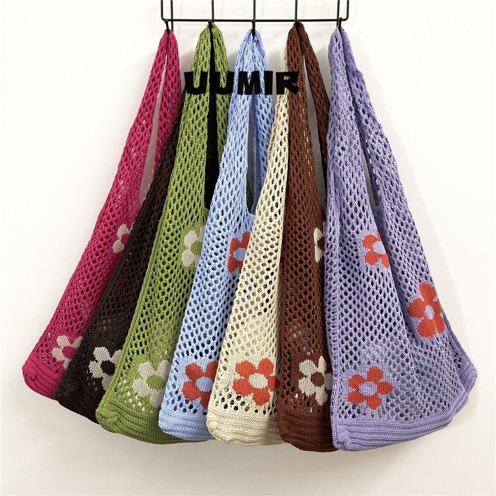 UUMIR Túi Xách Đan Len Sức Chứa Lớn Thời Trang Cho Nữ