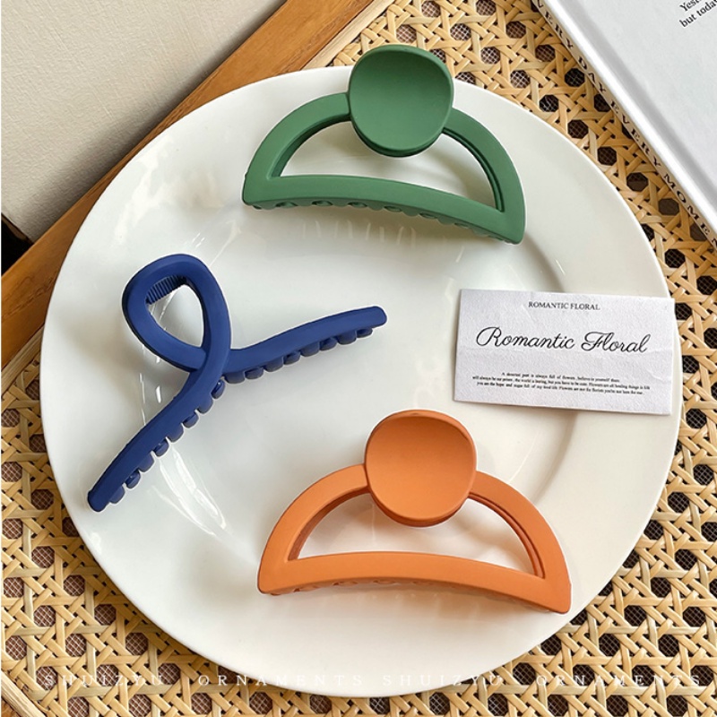 Kẹp Tóc Cá Mập Bằng Acrylic Phong Cách Thời Trang Mới