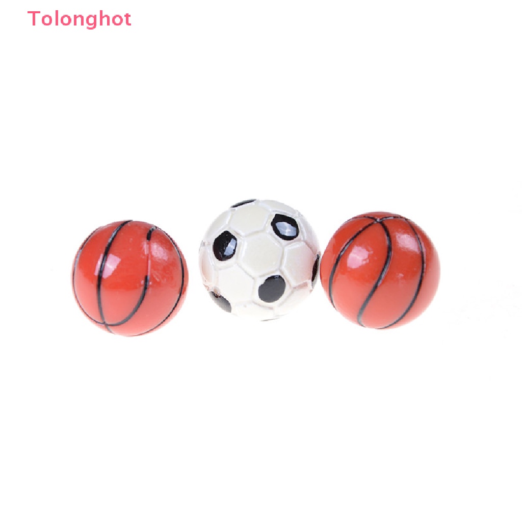Mô Hình Quả Bóng Đá / Bóng Đá / Bóng Rổ Mini Tỷ Lệ 1: 6 / 1: 12 Trang Trí Nhà Búp Bê