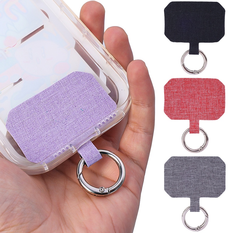 Kẹp Giữ Thẻ Điện Thoại / Máy Tính Bảng Gắn Dây Đeo Cổ Bằng Kim Loại Thông Dụng Có Thể Điều Chỉnh