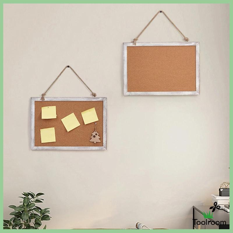 Bảng Ghim Treo Bằng Gỗ Phong Cách Vintage Cho Văn Phòng