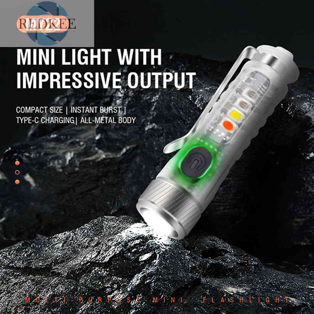 Móc Khóa Đèn Pin LED Mini XPG2 UV 395nm 400lm