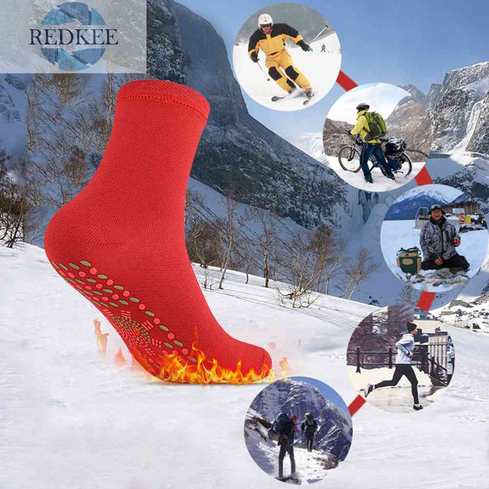 Vớ Tự Sưởi Ấm Massage Chân Chăm Sóc Sức Khỏe Dùng Trượt Tuyết Leo Núi Trượt Tuyết