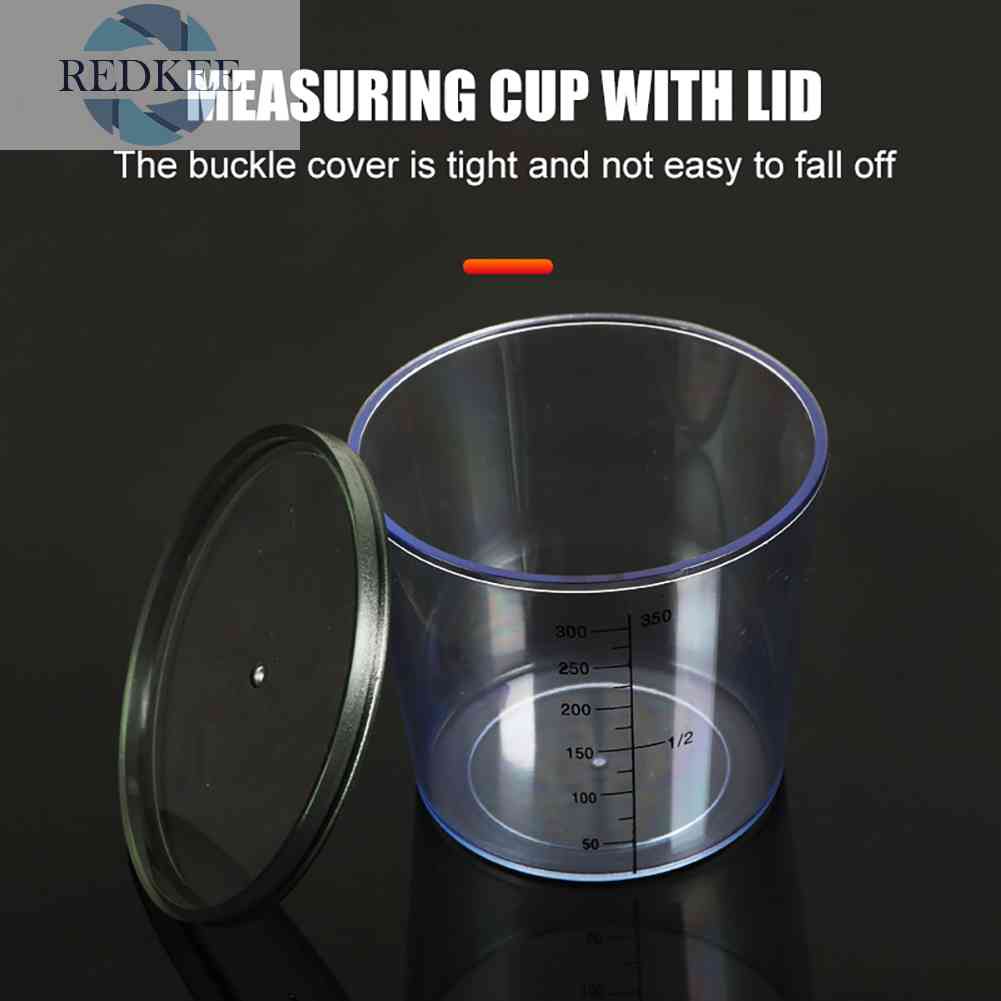 Set 4 Cốc Đo Lường Kèm Vỏ Đựng Mồi Câu Cá Tiện Dụng