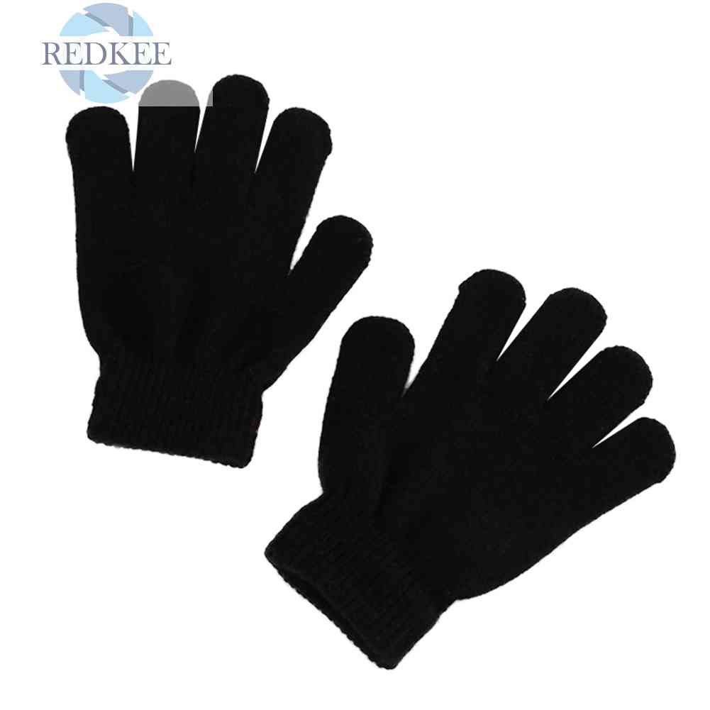 Găng Tay Dệt Kim Toàn Bộ Ngón Tay Cho Nam Và Nữ