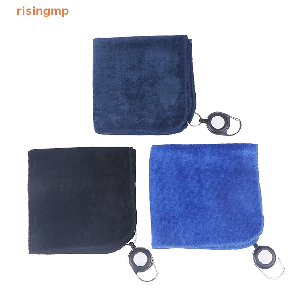 1 Khăn Lau Gậy Đánh Golf Bằng Sợi Micro 30 * 30cm Kèm Móc Treo Tiện Dụng