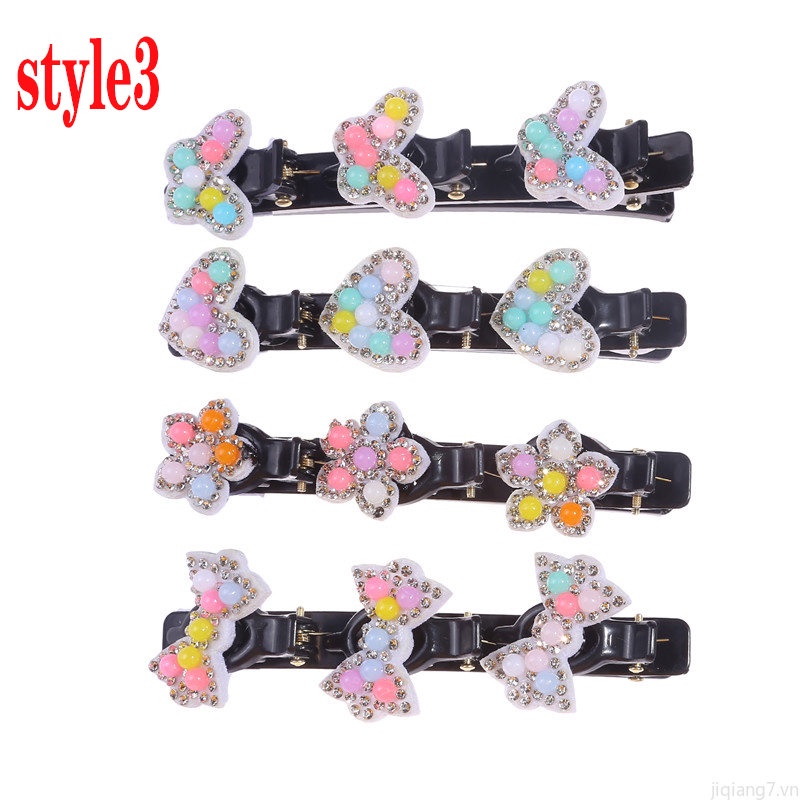 Kẹp Tóc Trang Trí Hình Bướm Đính Pha Lê Sang Trọng