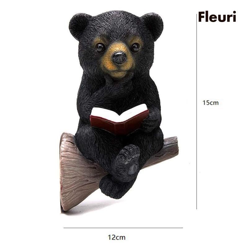 Mô Hình Gấu Đen Siêu Bền Trang Trí Sân Vườn / Ban Công / Sân Vườn