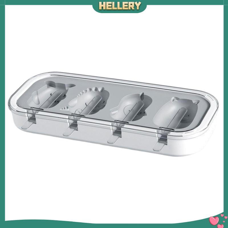 Khuôn Làm Kem Que Hình Hoạt Hình Dễ Vệ Sinh Có Thể Tái Sử Dụng